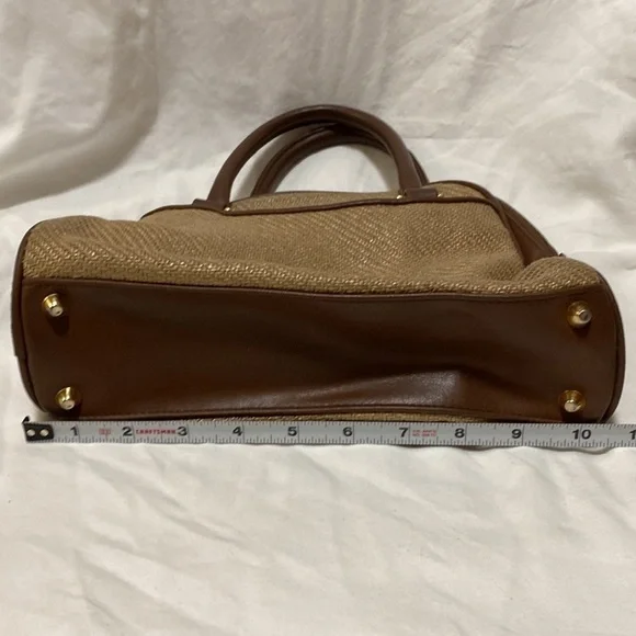 Etienne Aigner, Heritage, Vintage Straw purse. **Rare 1960s. Designer Bag